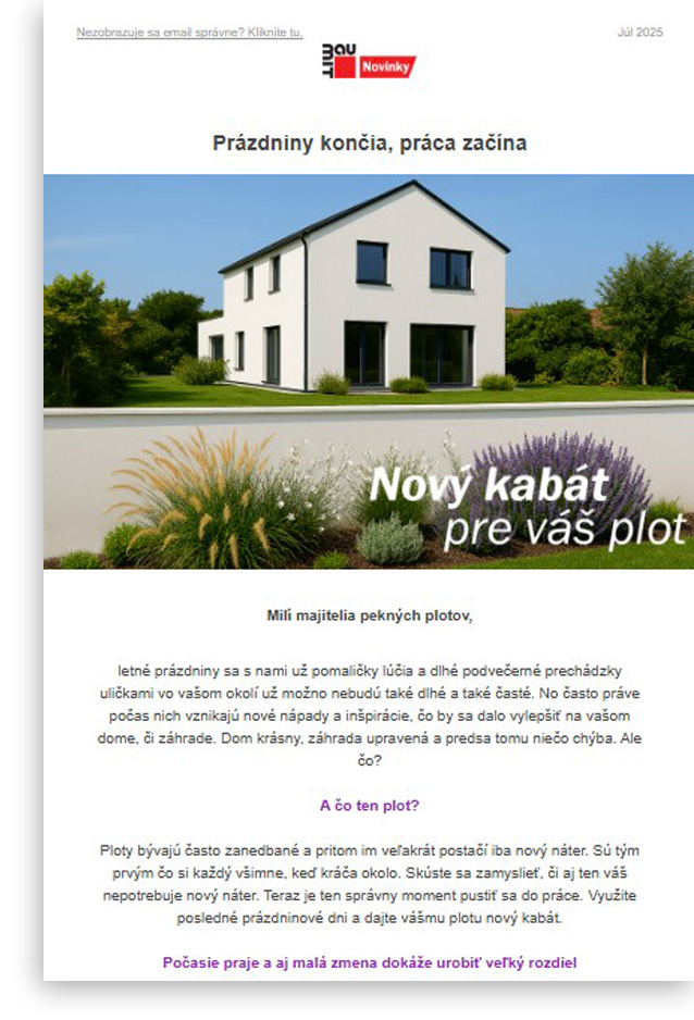 Baumit Newsletter 08_2025 Baumit Newsletter 08_2025