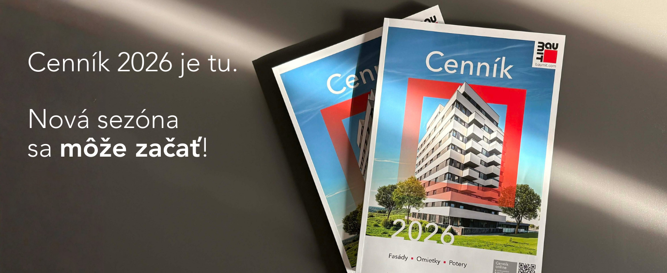 Baumit Cenník 2026 je pripravený!