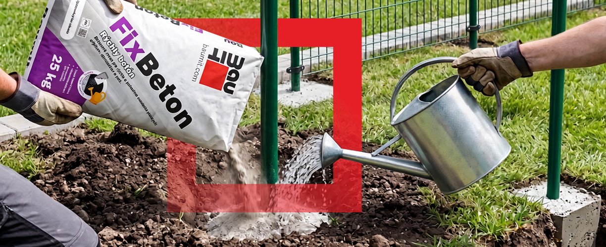 Efektívne riešenie pre drobné stavebné práce. ✓ Baumit FixBeton pre rýchle a jednoduché použitie pri vašich projektoch.