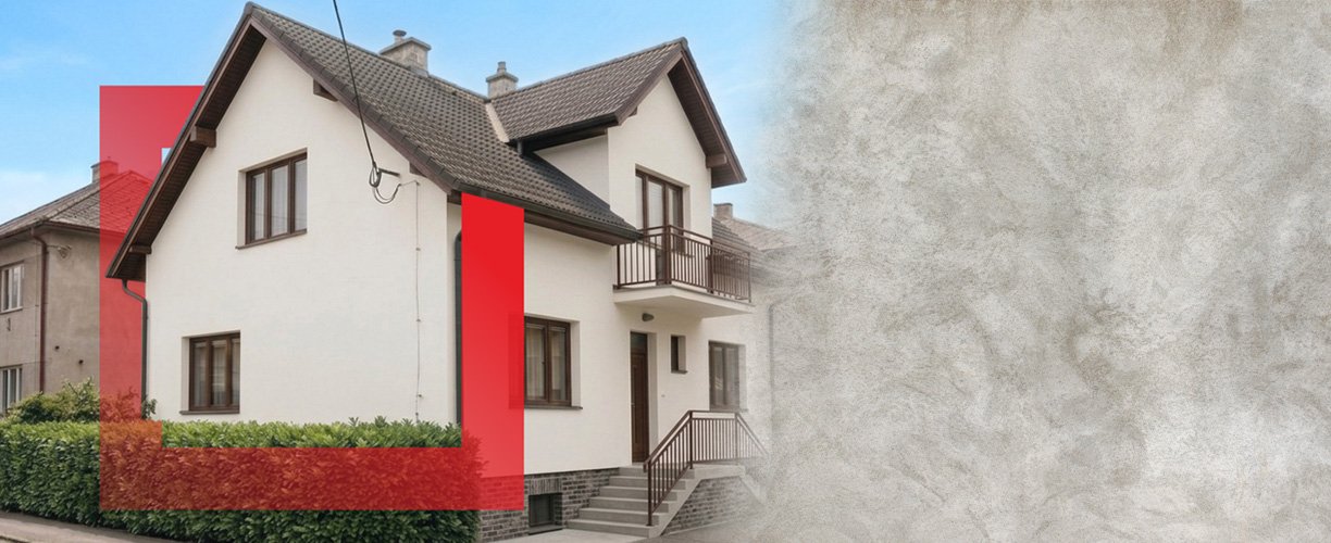 Obnova znečistenej fasády