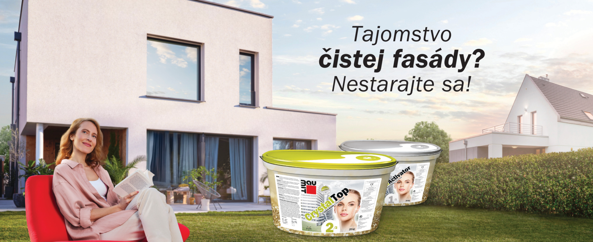 Inovatívny systém Baumit CrystalTop pre krištáľovo čistú fasádu