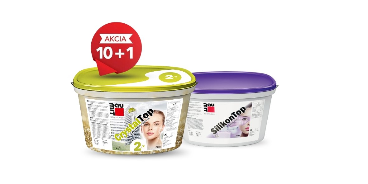 Baumit CrystalTop a SilikonTop v špeciálnej akcii Baumit CrystalTop a SilikonTop v špeciálnej akcii
