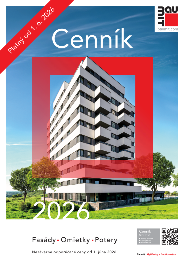 Baumit Cenník platný od 1. júna 2026