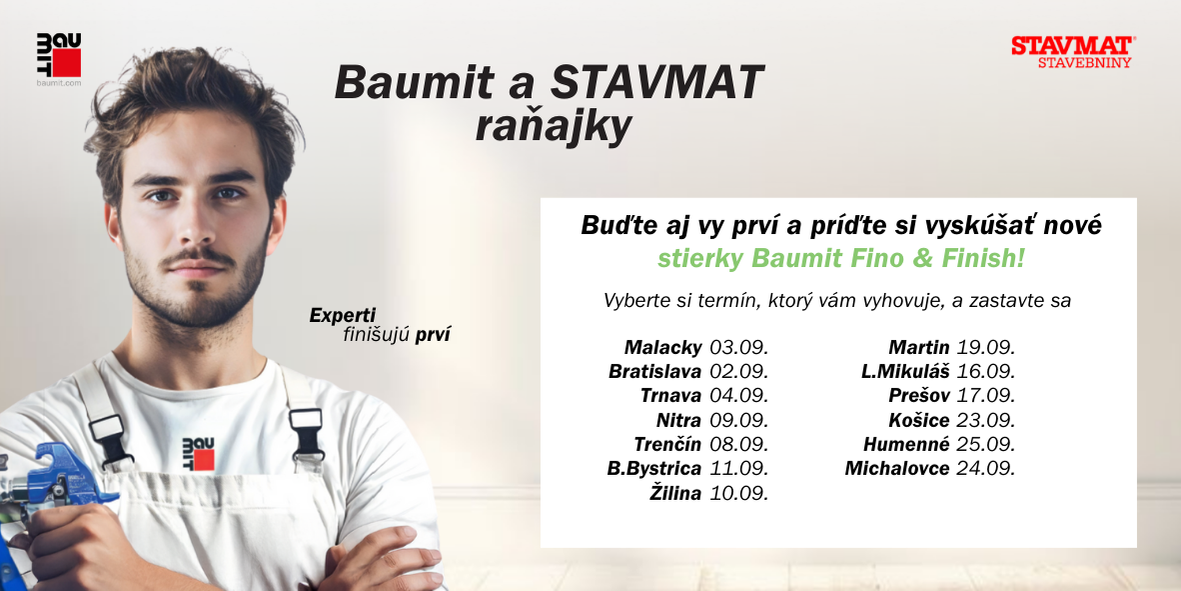 Raňajky so Stavmatom